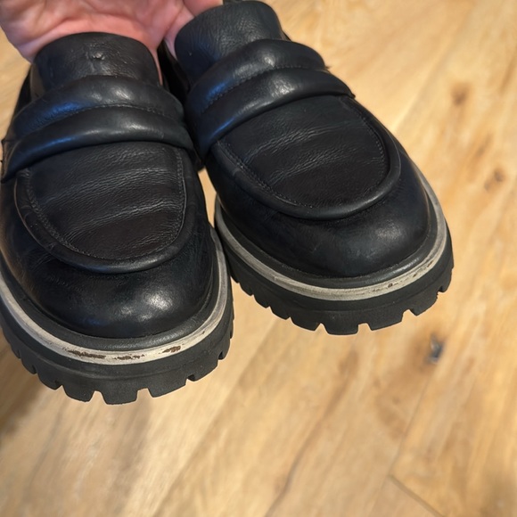 Paul Green Lug Loafers Black Super Soft Leather. Fits 8.5 - Picture 7 of 9